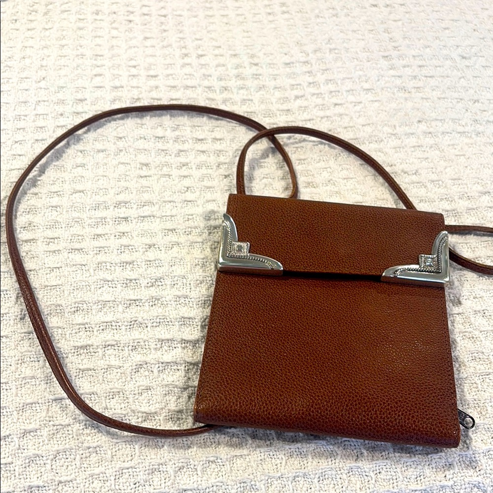 Brown Leather Crossbody Bag